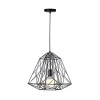 Ceiling lamp Uamlen pakoworld black metal 40x35cm