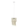 Ceiling lamp Zelian Inart E27 natural Φ25x100cm