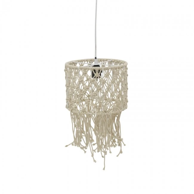 Ceiling lamp Zelian Inart E27 natural Φ25x100cm