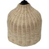 Ziquel Inart rattan ceiling lamp in natural shade Φ42x89cm