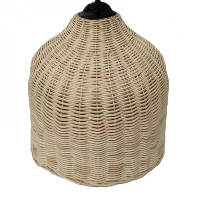 Ziquel Inart rattan ceiling lamp in natural shade Φ42x89cm
