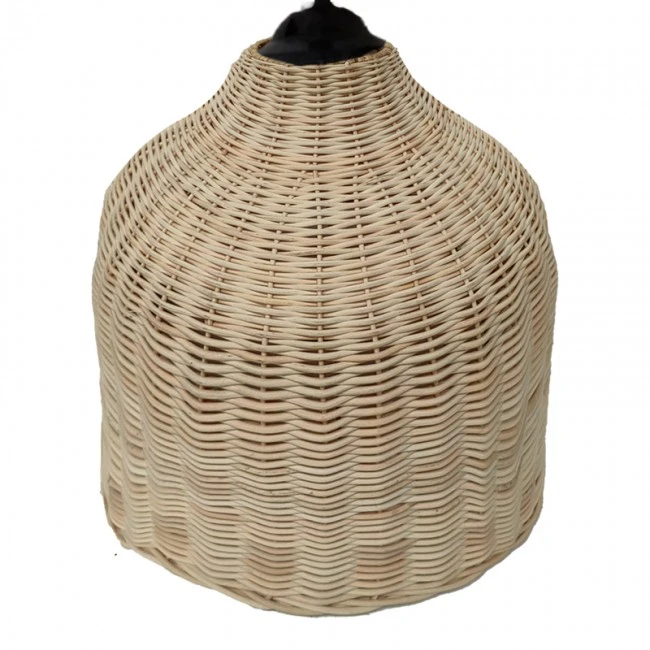 Ziquel Inart rattan ceiling lamp in natural shade Φ42x89cm