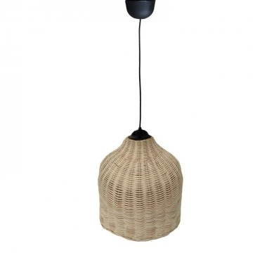 Ziquel Inart rattan ceiling lamp in natural shade Φ42x89cm