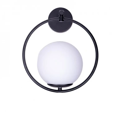 Wall lamp Blento pakoworld E27 black metal D20x20cm