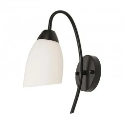 Wall light Berak pakoworld led metal in black-white color 10x10x17cm