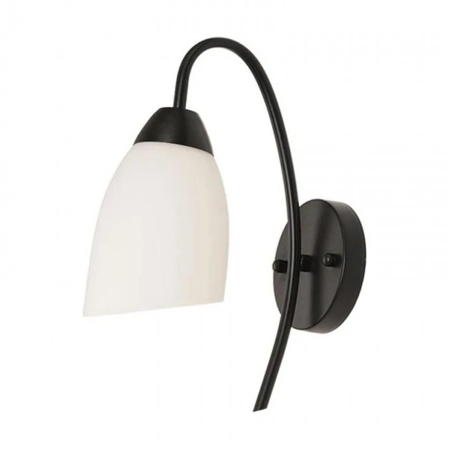 Wall light Berak pakoworld led metal in black-white color 10x10x17cm