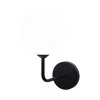 Wall light Cebron pakoworld G9 metal in black-white color 15x25x28cm