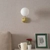 Wall light Cebron pakoworld G9 metal in gold-white color 15x25x28cm