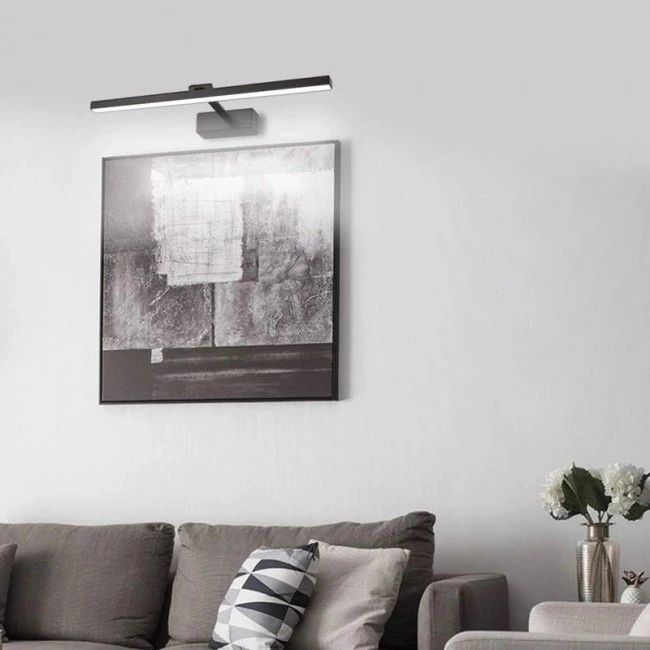 Wall light Debiwen pakoworld led metal in black color 60x10x6cm