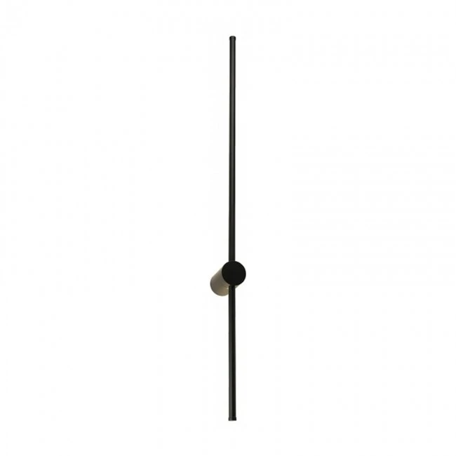 Wall led light Eftenbo pakoworld in black color D8x80cm