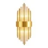 Wall light Fenzy pakoworld E14 metal in gold-white color D20x60cm