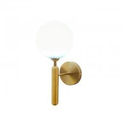 Wall light Genka pakoworld G9 metal in gold-white color 15x23x34cm