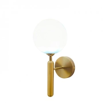 Wall light Genka pakoworld G9 metal in gold-white color 15x23x34cm