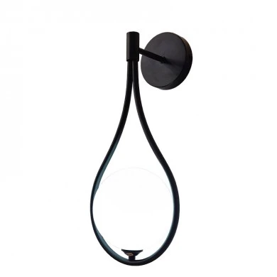 Wall light Teary pakoworld G9 metal in black-white color 16x12x37cm