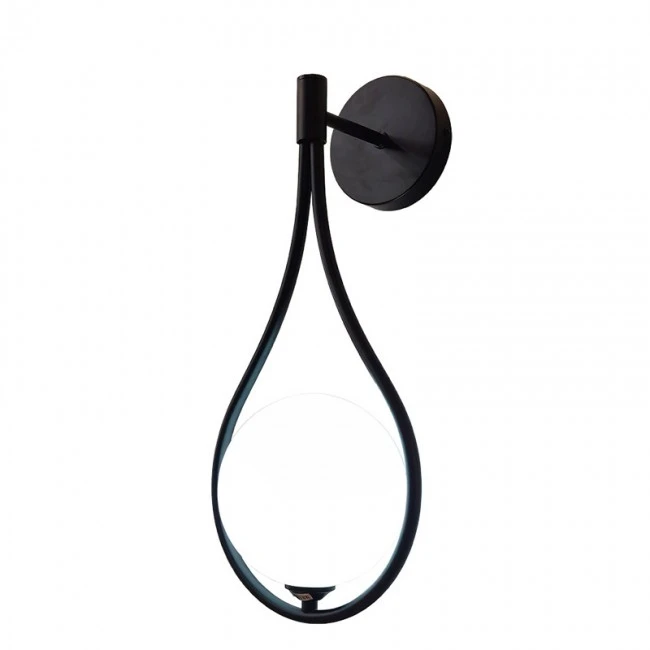 Wall light Teary pakoworld G9 metal in black-white color 16x12x37cm