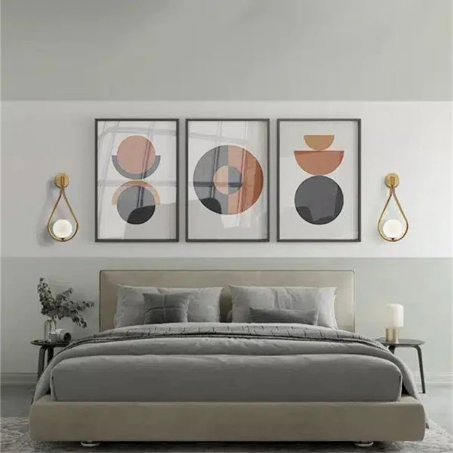 Wall light Teary pakoworld G9 metal in gold-white color 16x12x37cm