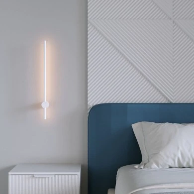 Wall led light Eftenbo pakoworld in white color D8x80cm