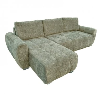 Reversible sofa-bed Vivad pakoworld fabric in menta color 275x164x91cm