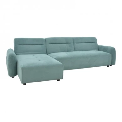 Corner sofa Inspired pakoworld reversible mint fabric 293x142x80cm