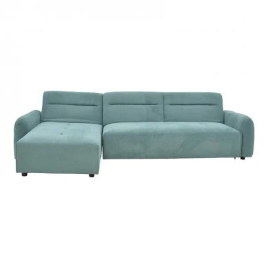 Corner sofa Inspired pakoworld reversible mint fabric 293x142x80cm