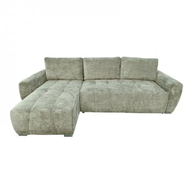 Reversible sofa-bed Vivad pakoworld fabric in menta color 275x164x91cm