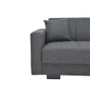 Corner reversible sofa-bed with storage space Someil pakoworld fabric in anthracite shade 230x156x80cm