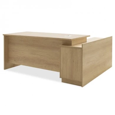 Work desk professional Amazon pakoworld left corner sonoma color 180x160x76cm