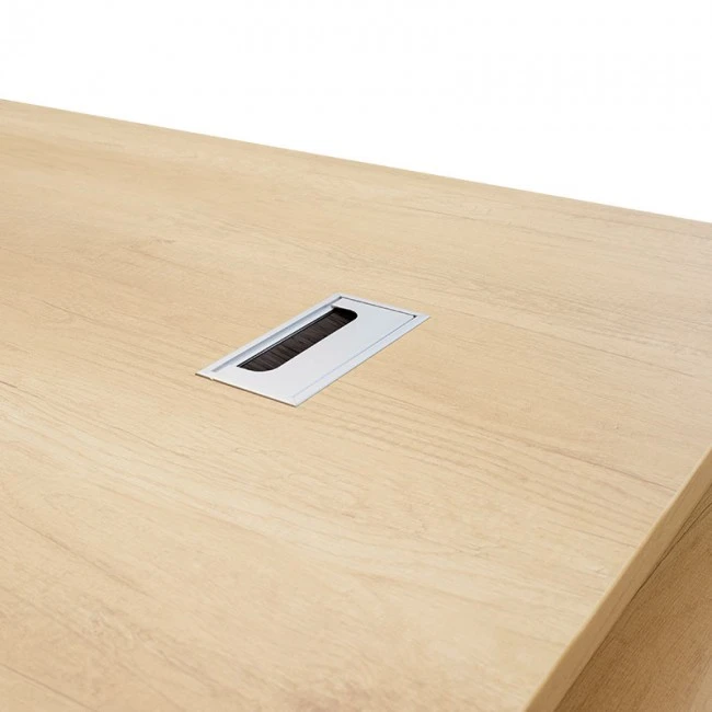 Commercial L shaped corner desk Amazon pakoworld sonoma 180x160x76cm