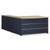 Commercial desk reversible Lotus  pakoworld oak-dark grey 180x160x75cm