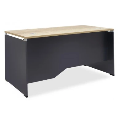Manager table Lotus pakoworld in oak-dark grey 150x80x75cm