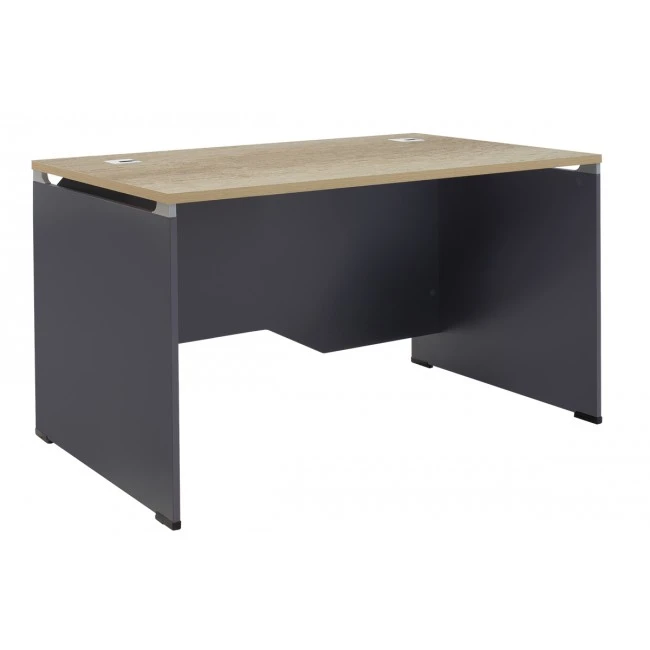 Manager table Lotus pakoworld in oak-dark grey 120x80x75cm