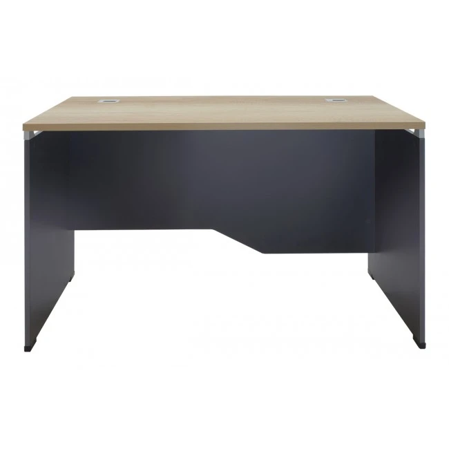 Manager table Lotus pakoworld in oak-dark grey 120x80x75cm
