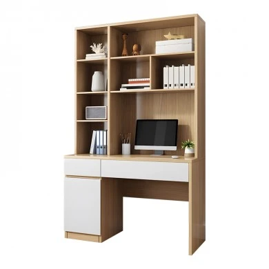 Pertin pakoworld work desk in white-natural shade 120x58x195cm