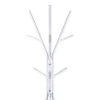 Coat rack Denner pakoworld metal in white color 48.5x48.5x180cm