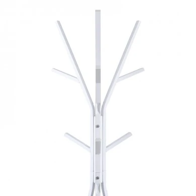 Coat rack Denner pakoworld metal in white color 48.5x48.5x180cm