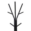 Coat rack Denner pakoworld metal in black color 48.5x48.5x180cm