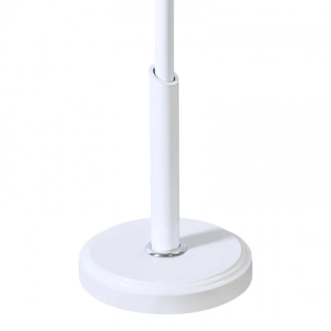 Coat rack Portu pakoworld metal in white-natural color D30x170cm