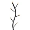 Coat rack Portu pakoworld metal in black-natural color D30x170cm