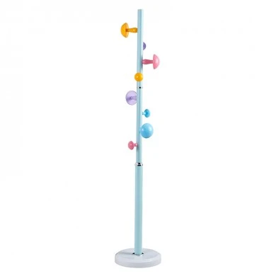 Καλόγερος ρούχων Violetta pakoworld μέταλλο γαλάζιο Φ31x167εκ