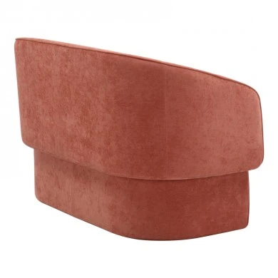 Two-seater sofa Playmob pakoworld fabric in tile shade 128x65x79cm