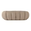 Sofa Embrace pakoworld velvet in beige shade 180x105x65cm