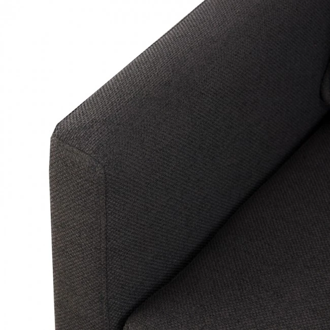 Armchair-bed Barzene pakoworld anthracite fabric 96x83x75cm