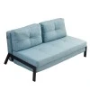 Sofa-bed Hafrene pakoworld fabric in petrol color 151x94x71cm