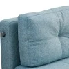 Sofa-bed Hafrene pakoworld fabric in petrol color 151x94x71cm