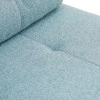 Sofa-bed Hafrene pakoworld fabric in petrol color 151x94x71cm