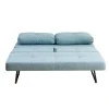 Sofa-bed Hafrene pakoworld fabric in petrol color 151x94x71cm