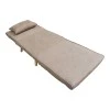 Josuane armachair-bed pakoworld beige fabric and natural wood leg 77x80x81cm