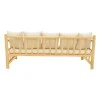 Sofa Roziana pakoworld natural teak wood 210x100x80cm