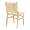 Καρέκλα Arten pakoworld σχοινί-rubberwood σε φυσική απόχρωση 60x55x85εκ