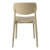 Καρέκλα Berdian pakoworld στοιβαζόμενη pp σε cappuccino απόχρωση 38x49x79εκ